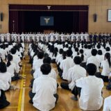 野球部壮行会と後期生徒会役員選挙
